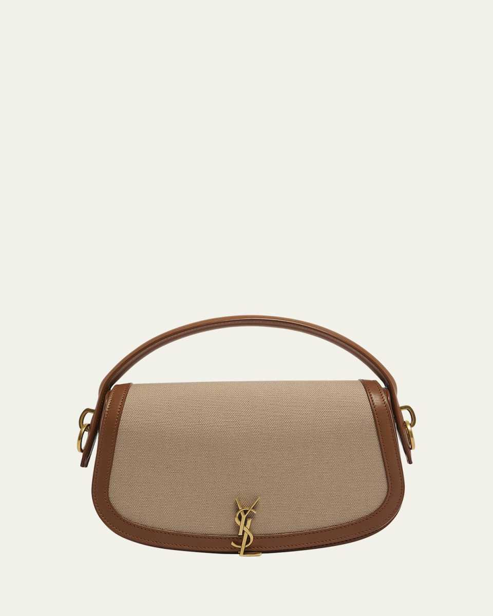Voltaire YSL Shoulder Bag in Canvas and Leather